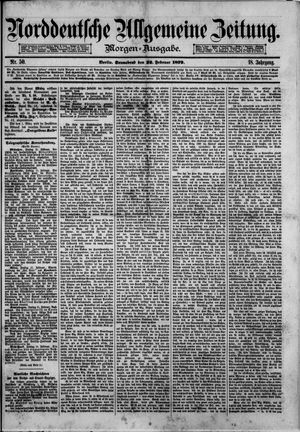 Norddeutsche allgemeine Zeitung vom 22.02.1879