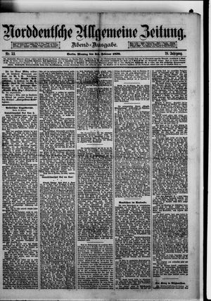 Norddeutsche allgemeine Zeitung on Feb 24, 1879