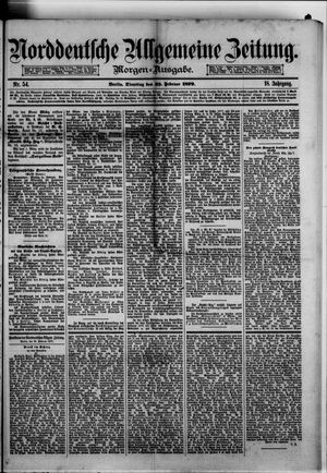 Norddeutsche allgemeine Zeitung vom 25.02.1879