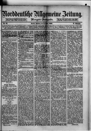 Norddeutsche allgemeine Zeitung vom 02.03.1879