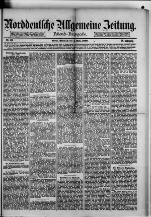 Norddeutsche allgemeine Zeitung on Mar 5, 1879