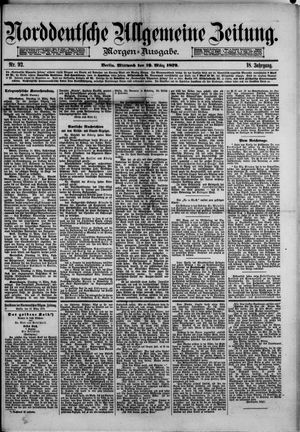 Norddeutsche allgemeine Zeitung on Mar 19, 1879