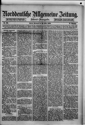 Norddeutsche allgemeine Zeitung vom 26.03.1879