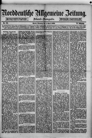 Norddeutsche allgemeine Zeitung on Apr 1, 1879