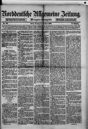 Norddeutsche allgemeine Zeitung vom 08.04.1879
