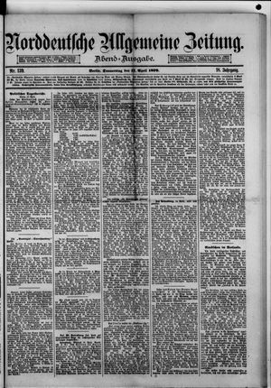 Norddeutsche allgemeine Zeitung vom 17.04.1879