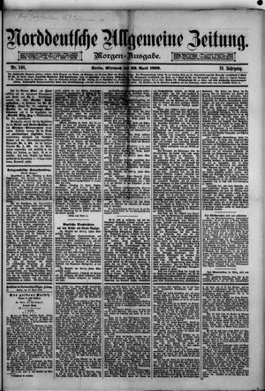 Norddeutsche allgemeine Zeitung vom 23.04.1879
