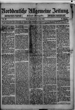Norddeutsche allgemeine Zeitung vom 03.05.1879