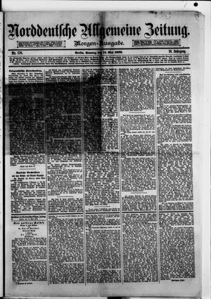 Norddeutsche allgemeine Zeitung vom 11.05.1879