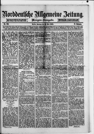 Norddeutsche allgemeine Zeitung vom 18.05.1879