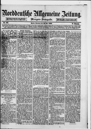 Norddeutsche allgemeine Zeitung vom 27.05.1879