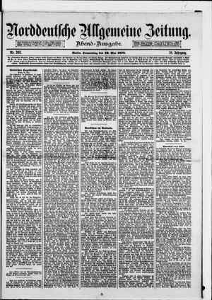 Norddeutsche allgemeine Zeitung vom 29.05.1879