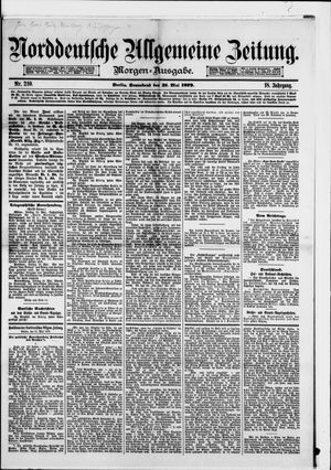 Norddeutsche allgemeine Zeitung vom 31.05.1879