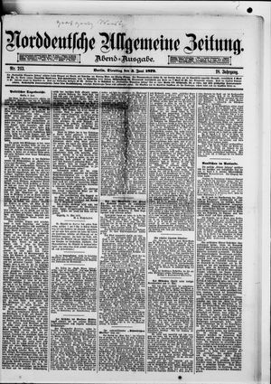 Norddeutsche allgemeine Zeitung on Jun 3, 1879