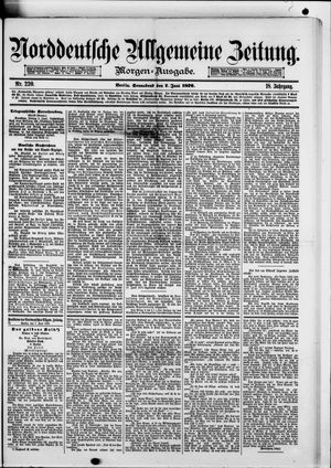 Norddeutsche allgemeine Zeitung vom 07.06.1879