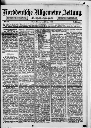 Norddeutsche allgemeine Zeitung on Jun 10, 1879