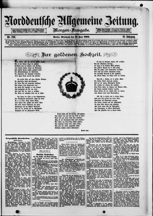 Norddeutsche allgemeine Zeitung vom 11.06.1879