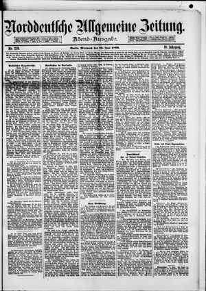 Norddeutsche allgemeine Zeitung vom 18.06.1879