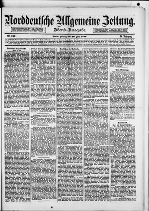 Norddeutsche allgemeine Zeitung on Jun 20, 1879