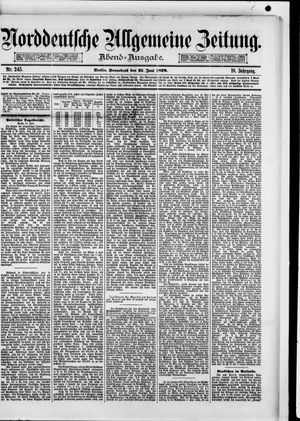 Norddeutsche allgemeine Zeitung vom 21.06.1879