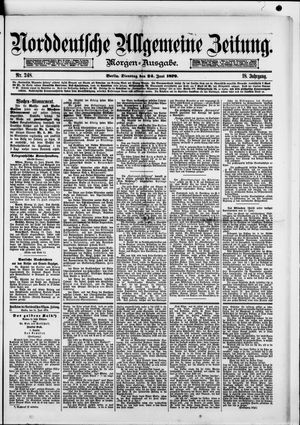 Norddeutsche allgemeine Zeitung vom 24.06.1879
