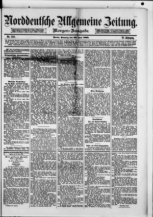 Norddeutsche allgemeine Zeitung vom 29.06.1879