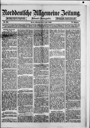 Norddeutsche allgemeine Zeitung on Jul 2, 1879