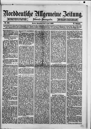 Norddeutsche allgemeine Zeitung vom 05.07.1879