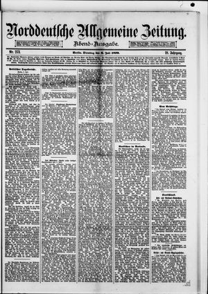 Norddeutsche allgemeine Zeitung vom 08.07.1879