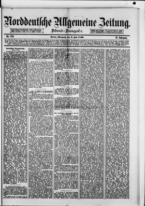 Norddeutsche allgemeine Zeitung vom 09.07.1879