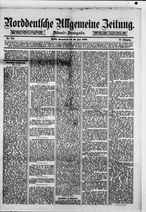 Norddeutsche allgemeine Zeitung vom 12.07.1879