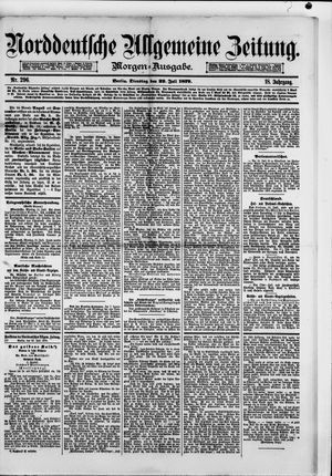 Norddeutsche allgemeine Zeitung vom 22.07.1879