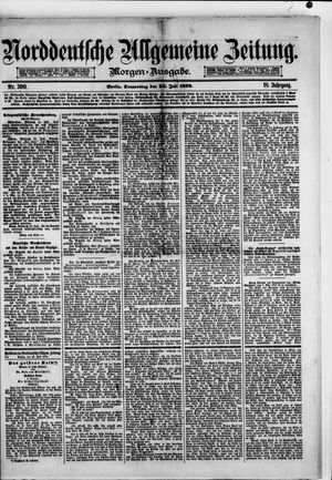 Norddeutsche allgemeine Zeitung vom 24.07.1879