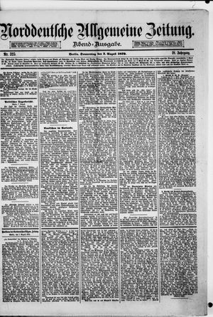 Norddeutsche allgemeine Zeitung vom 07.08.1879