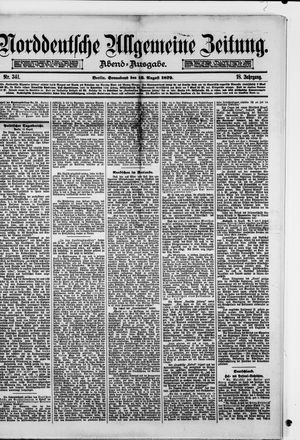 Norddeutsche allgemeine Zeitung vom 16.08.1879