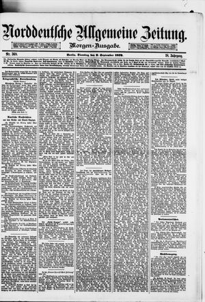 Norddeutsche allgemeine Zeitung vom 02.09.1879