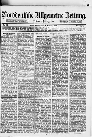 Norddeutsche allgemeine Zeitung vom 04.09.1879