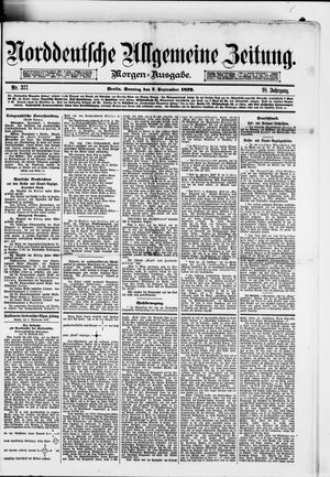 Norddeutsche allgemeine Zeitung vom 07.09.1879