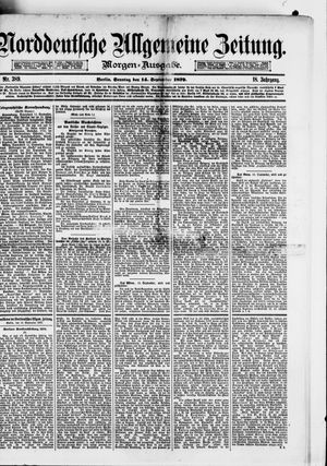Norddeutsche allgemeine Zeitung on Sep 14, 1879