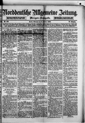 Norddeutsche allgemeine Zeitung vom 08.10.1879