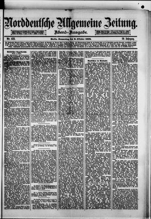 Norddeutsche allgemeine Zeitung vom 09.10.1879