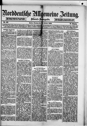 Norddeutsche allgemeine Zeitung vom 14.10.1879