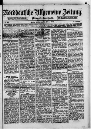 Norddeutsche allgemeine Zeitung vom 26.10.1879