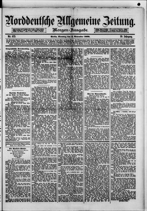 Norddeutsche allgemeine Zeitung vom 04.11.1879