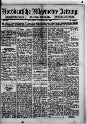 Norddeutsche allgemeine Zeitung vom 12.11.1879