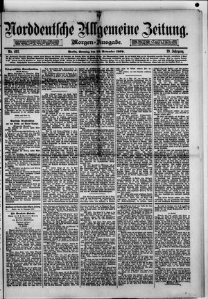 Norddeutsche allgemeine Zeitung vom 16.11.1879