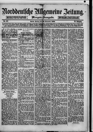 Norddeutsche allgemeine Zeitung on Nov 28, 1879