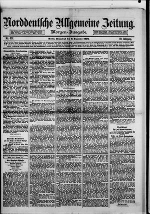 Norddeutsche allgemeine Zeitung vom 06.12.1879