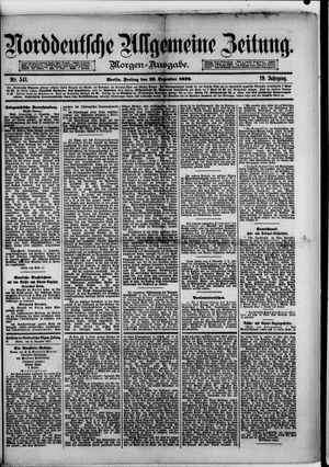 Norddeutsche allgemeine Zeitung vom 12.12.1879