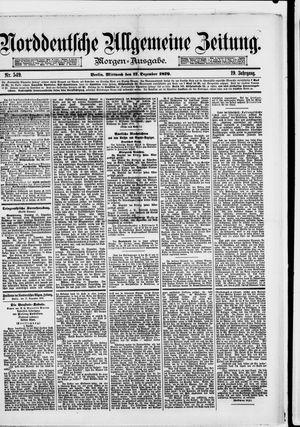 Norddeutsche allgemeine Zeitung on Dec 17, 1879